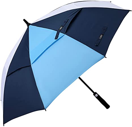 G4Free 54/62/68 Inch Automatic Open Golf Umbrella Extra Large Oversize Double Canopy Vented Windproof Waterproof Stick Umbrellas