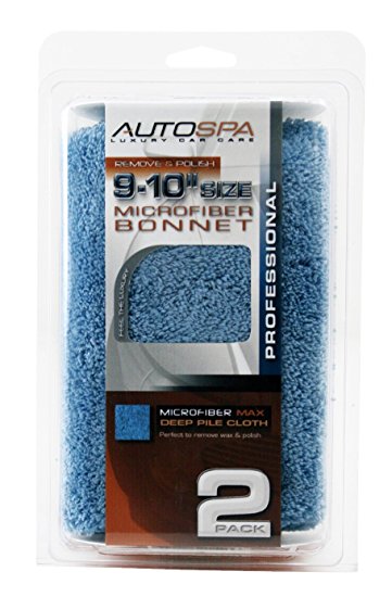 Carrand 40408AS AutoSpa Microfiber 9-10" Polishing Bonnet