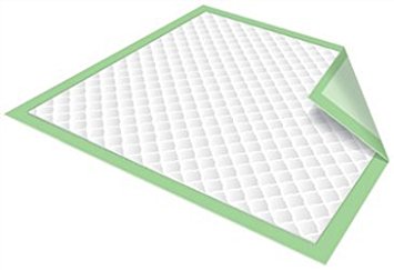 Healthline Green Disposable Underpads 23"x36" 50/pack
