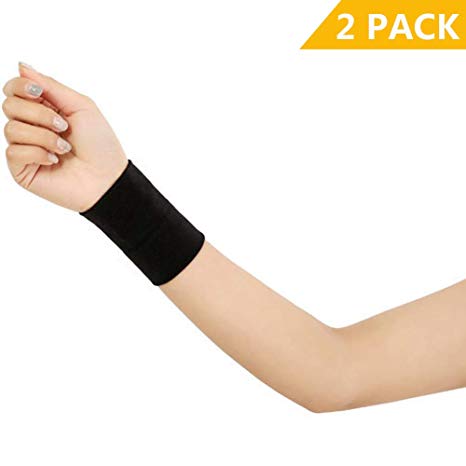 Compression Wrist Sleeves Medical Grade Wrist Band Brace Support Recovery Brace Wrap Sleeve 2 Sleeves Woman Man Unisex for Arthritis Carpal Tunnel Sports Muscle Joint Pain