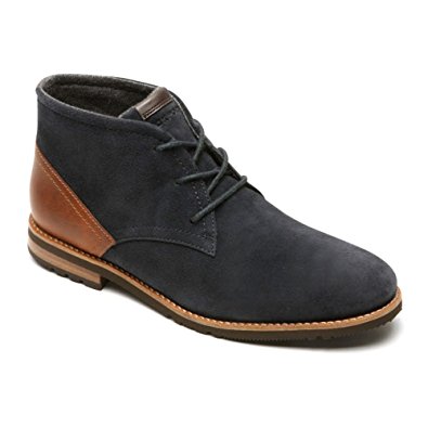 Rockport Men's Ledge Hill Too Chukka Boot New Dress Blues