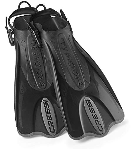 Cressi Palau Short Lightweight Adjustable Swim Snorkeling Fin, Designed and Manufactured in Italy