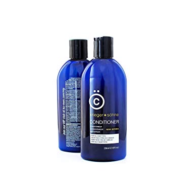 K   S Men's Hair Conditioner - Stylist-Level Hair Care Products for Men - Infused with Peppermint Oil for Dandruff & Dry Scalp (8 oz Bottle)