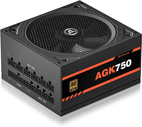 Power Supply 750W Fully Modular 80Plus Gold Certified PSU(ARESGAME, AGK750)