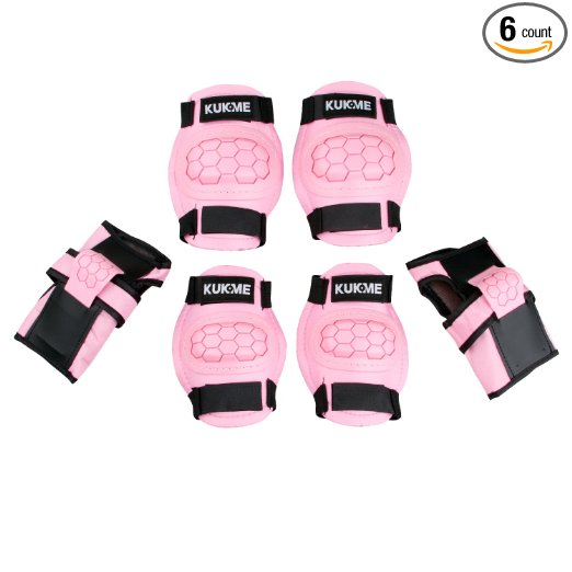 Kids Children Roller Skating Skateboard BMX Scooter Cycling Protective Gear Pads (Knee pads Elbow pads wrist pads)