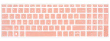 Keyboard Cover for 17.3" HP ENVY 17M-AE111DX 17-BS, 15.6" HP Pavilion X360 15-BR075NR, HP ENVY X360 15M-BP012DX BP011DX BP111DX BP112DX 15M-BQ121DX, HP 15-CB 15-CC 15-CD 15-CH 15-BW 15-BS, Rose Gold