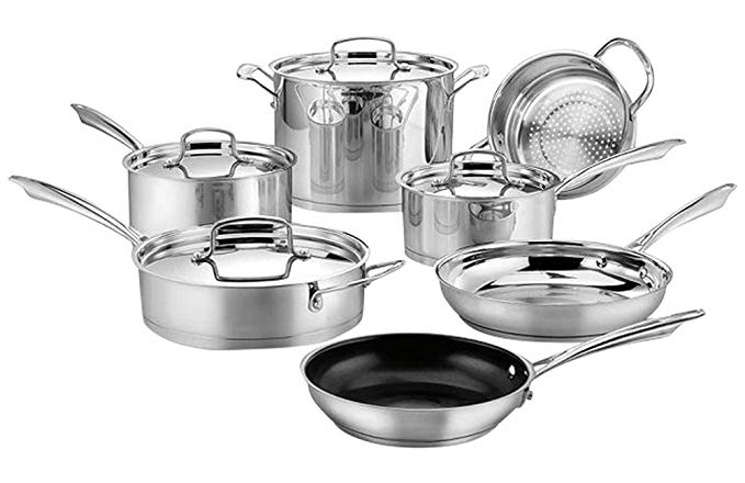 Cuisinart 89-11S 11-Piece Professional Stainless Cookware Set