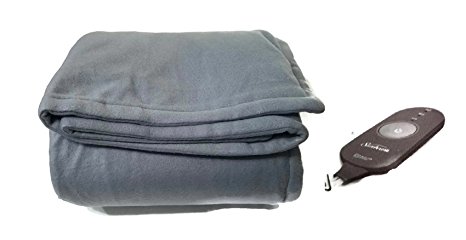 Sunbeam Electric Heated Fleece Throw, 50 x 60 Grey