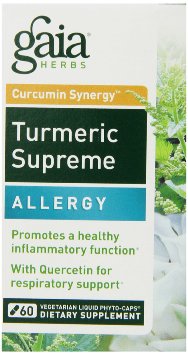 Gaia Herbs Turmeric Supreme Allergy 60 Count