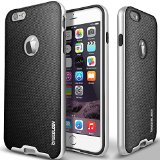 iPhone 6 case Caseology Envoy Series Metallic Mesh Silver Premium Leather Bumper Cover Leather Textured Apple iPhone 6 case