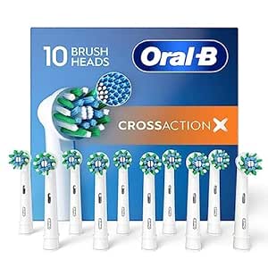 Oral-B Cross Action Electric Toothbrush Replacement Brush Heads, 10 ct.