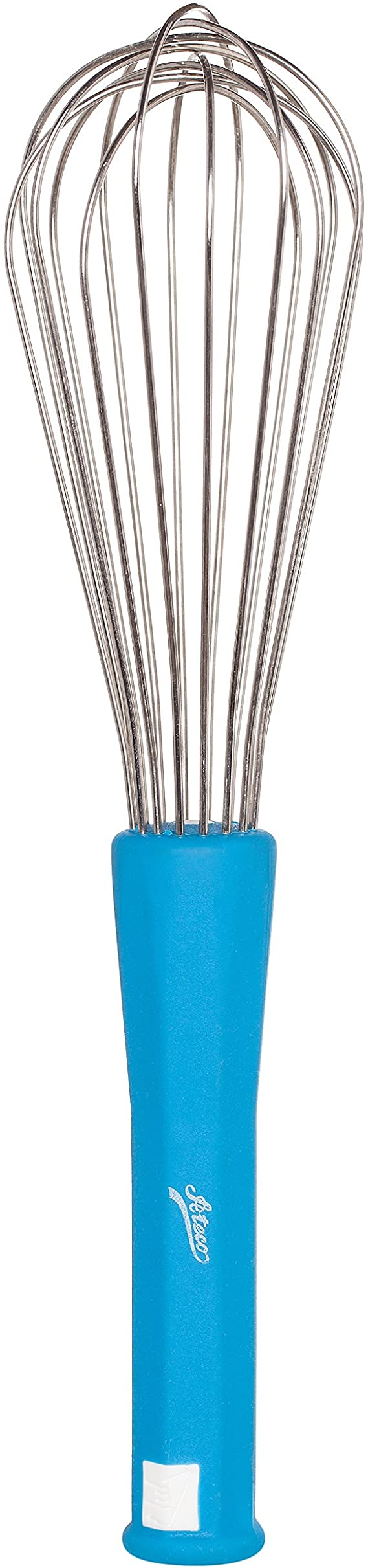 Ateco Professional 9.5-Inch Whisk, Stainless Steel Tines and Non-Slip Handle