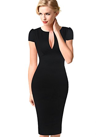 VfEmage Womens Sexy Elegant Floral Flower Lace Party Cocktail Bodycon Dress