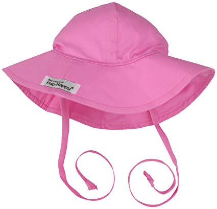 Flap Happy Baby Floppy Sun Hat UPF 50 , Highest Certified UV Sun Protection, Azo-free dye
