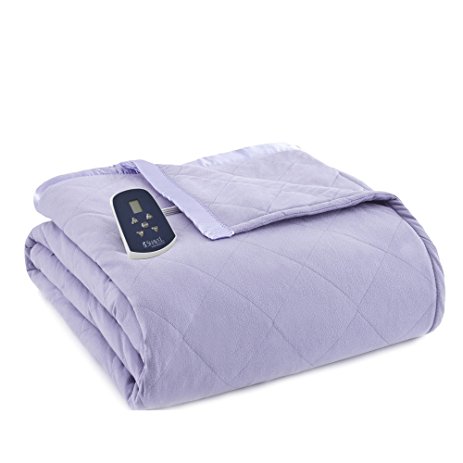 Shavel Home Products Thermee Electric Blanket, Lilac, Full