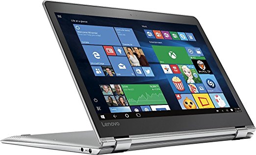 Newest Lenovo Yoga 710 2-in-1 11.6" FHD Touchscreen Flagship High Performance Laptop PC | Intel Pentium 4405Y | 4GB RAM | 128GB SSD | WIFI | Bluetooth | Windows 10 (Silver)