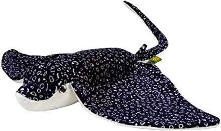 Wild Republic Spotted Eagle Ray Plush, Stuffed Animal, Plush Toy, Gifts for Kids, Cuddlekins