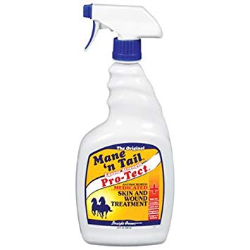 Mane 'n Tail Pro-Tect VETERINARY STRENGTH MEDICATED Skin and Wound Treatment 32 Ounce Spray