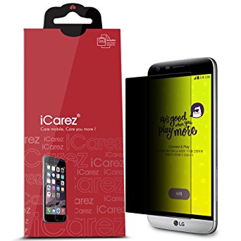 iCarez 4 Way Privacy 360 Degree Screen Protector for LG G5 [ Unique Hinge Install Method With Kits ] Easy Install With Lifetime Replacement Warranty [1-Pack]- Retail Packaging