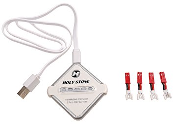 Holy Stone 4 in 1 Drone Battery Charger with Cables