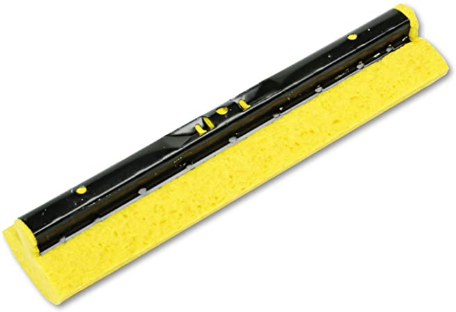 Rubbermaid 6436YEL Mop Head Refill for Steel Roller Sponge, 12-Inch Wide, Yellow