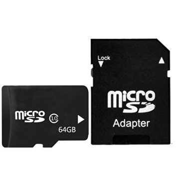 Micro Sd Card, 64GB microSDXC Card 64 gb High Speed Class 10 with Micro SD Adapter