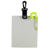 Scuba Dive Underwater Writing Slate available for different size w compass and glow-in-dark