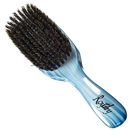 Royalty By Brush King Wave Brush #912-9 Row Medium - Great pull - From the maker of Torino Pro 360 waves brushes