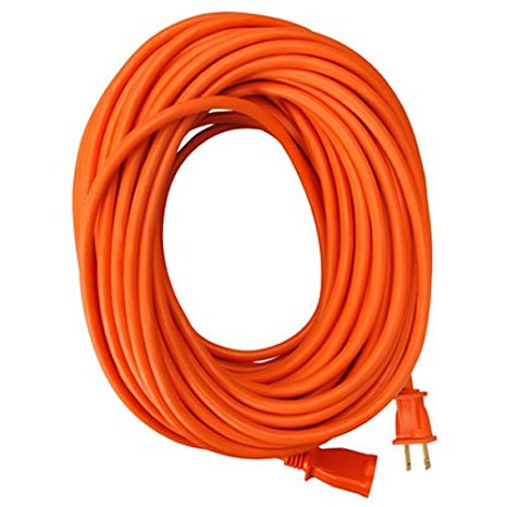 Master Electrician 02209ME 100-Feet Round Vinyl Extension Cord, Orange
