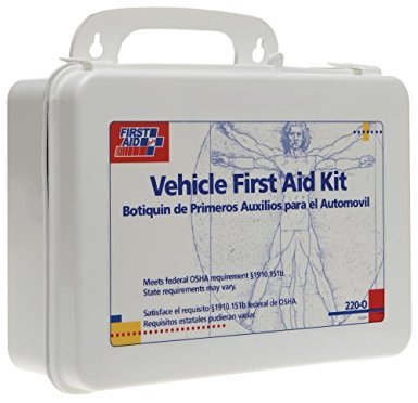 First Aid Only Vehicle Bulk First Aid Kit, 85-Pieces, Plastic Case