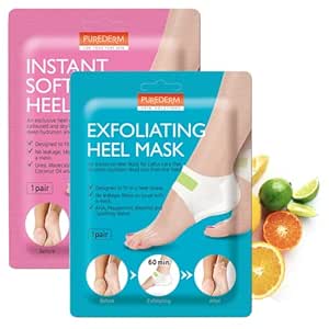 Purederm Exfoliating Heel Mask (1 Pair) Instant softening heel mask (1 Pair)