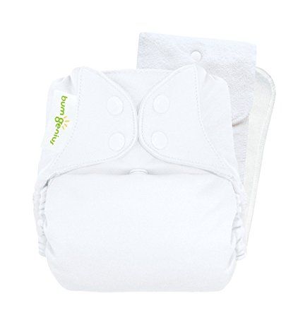 BumGenius 5.0 Pocket Cloth Diaper - White - One Size - Snap