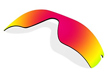 Littlebird4 Replacement Sunglasses Lenses Compatible with Oakley Radar Path, Polarized with UV Protection(Orange)