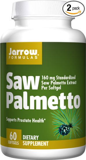 Jarrow Formulas Saw Palmetto, 60 Softgels (Pack of 2)