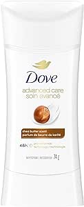 Dove Advanced Care Antiperspirant Stick Shea Butter antibacterial odour protection 74 GR