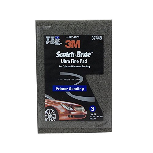 Scotch-Brite 61500195054 37448 Ultra Fine Hand Pad, 6" x 9"