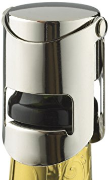 Wine Enthusiast Champagne Preservation Recorker, Chrome