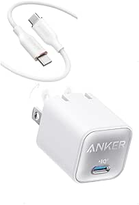 Anker 511 Charger (Nano 3) & 100W 6ft USB-C Charging Cable