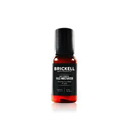 Brickell Men's Daily Essential Face Moisturizer for Men, Natural and Organic Fast-Absorbing Face Lotion with Hyaluronic Acid, Green Tea, and Jojoba, 2 Ounce, Scented