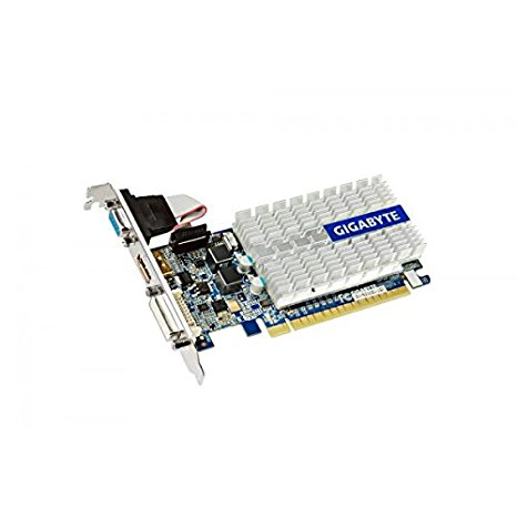 GIGABYTE GeForce 210 Silent 1GB DDR3 DVI-I / D-Sub / HDMI Low Profile Graphics Card, GV-N210SL-1GI