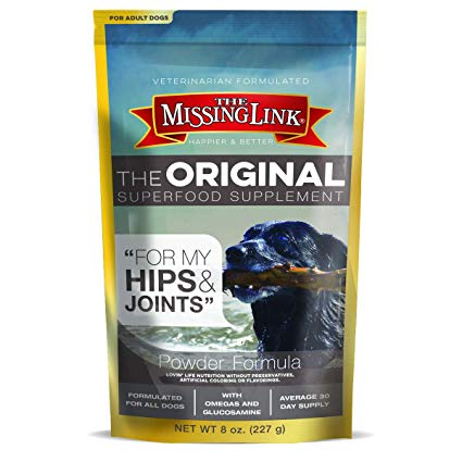 The Missing Link Supplements with Balanced Omegas and Heart Healthy Fresh Ground Flaxseed in Unique Formulas: Hip & Joint, Skin & Coat, Senior, Puppy & Overall Health – All Natural & Non-GMO