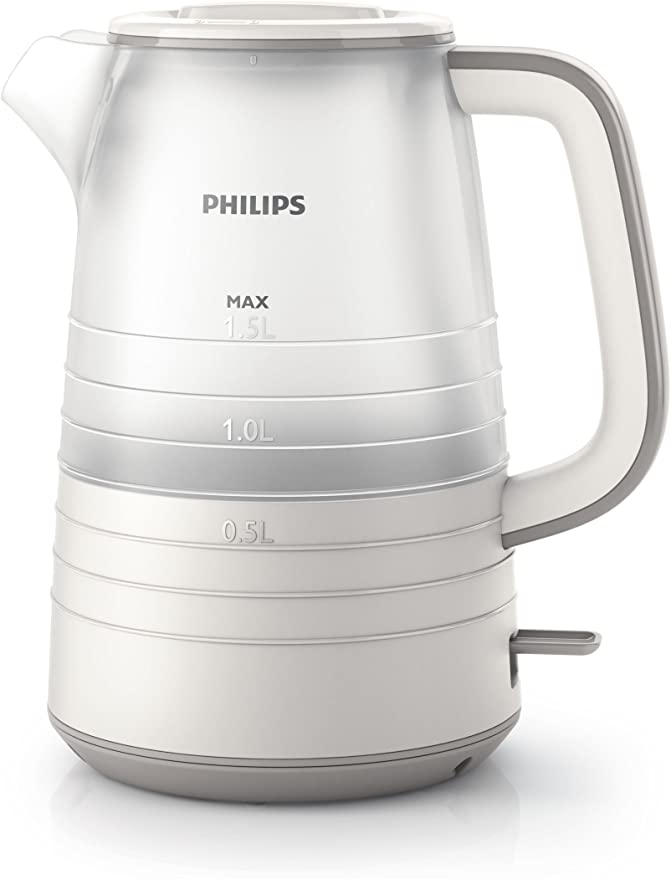 Philips HD9334/20/WH Kettle HD9334 / 20 Color White, Power 2400W, Plastic, 2400 W, 1.5 liters