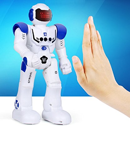 Hi-Tech Wireless Remote Control Robot Kids RC Robot Toy Senses Gesture, Sings, Dances for Boys, Girls, Kids, Children (Abbott)