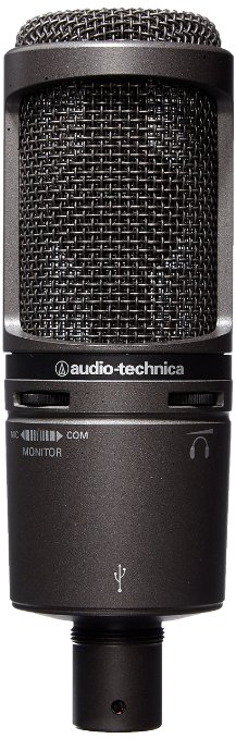Audio-Technica AT2020USBPLUS Deluxe USB Cardioid Condenser Microphone