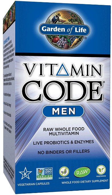 Garden of Life Vitamin Code Mens Multi 240 Capsules