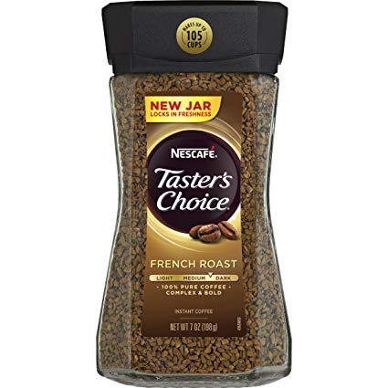 Nescafe Taster's Choice Instant Coffee, French Roast, 7 Ounce