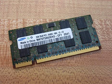 Samsung M470T5663EH3-CF7 2GB DDR2 PC2-6400 800MHz 200 pin DDR2 SODIMM