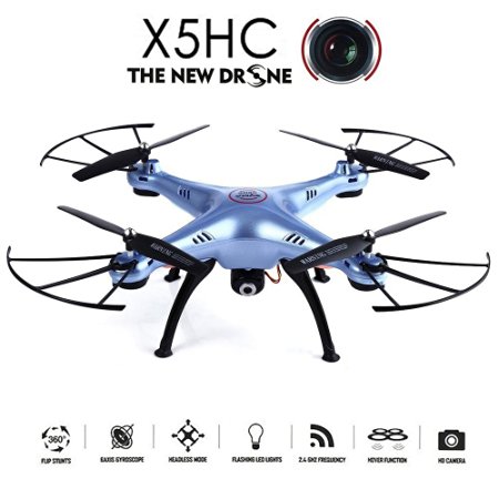 GoolRC SYMA X5HC 2.0MP HD Camera RC Quadcopter with 360° Eversion Headless Mode High Hold Mode Function 2.4GHz 4CH 6 Axis Gyro Drone