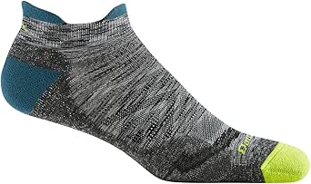 Darn Tough Men's Run No Show Tab Ultra-Lightweight with Cushion - Merino Wool Socks for Running