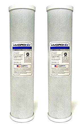 Hydronix CB-45-2005 NSF Carbon Block Filter 4.5" OD X 20" Length, 5 Micron (1, 2-(Pack))